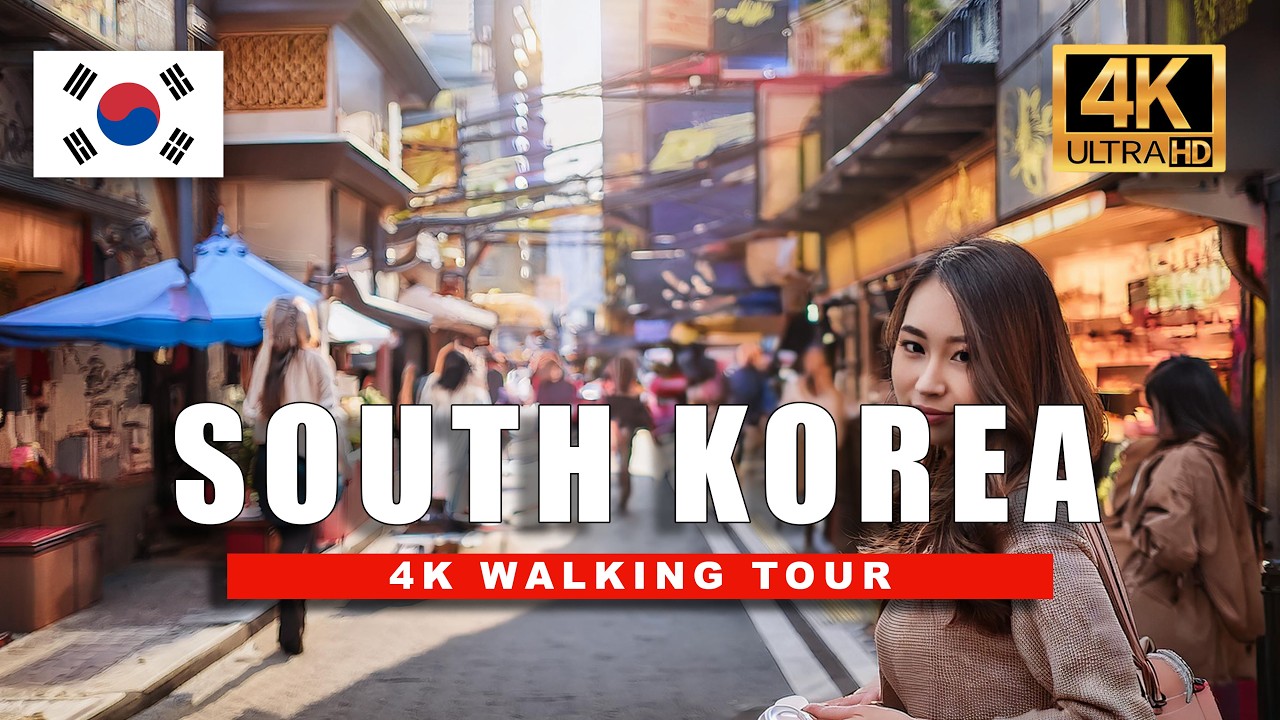 Seoul in Stunning 4K HDR | A Must-See Walking Tour of Korea’s Top Streets!