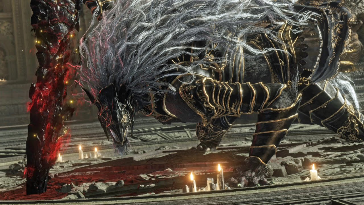 Elden Ring - Maliketh the Black Blade / Beast Clergyman Boss Fight