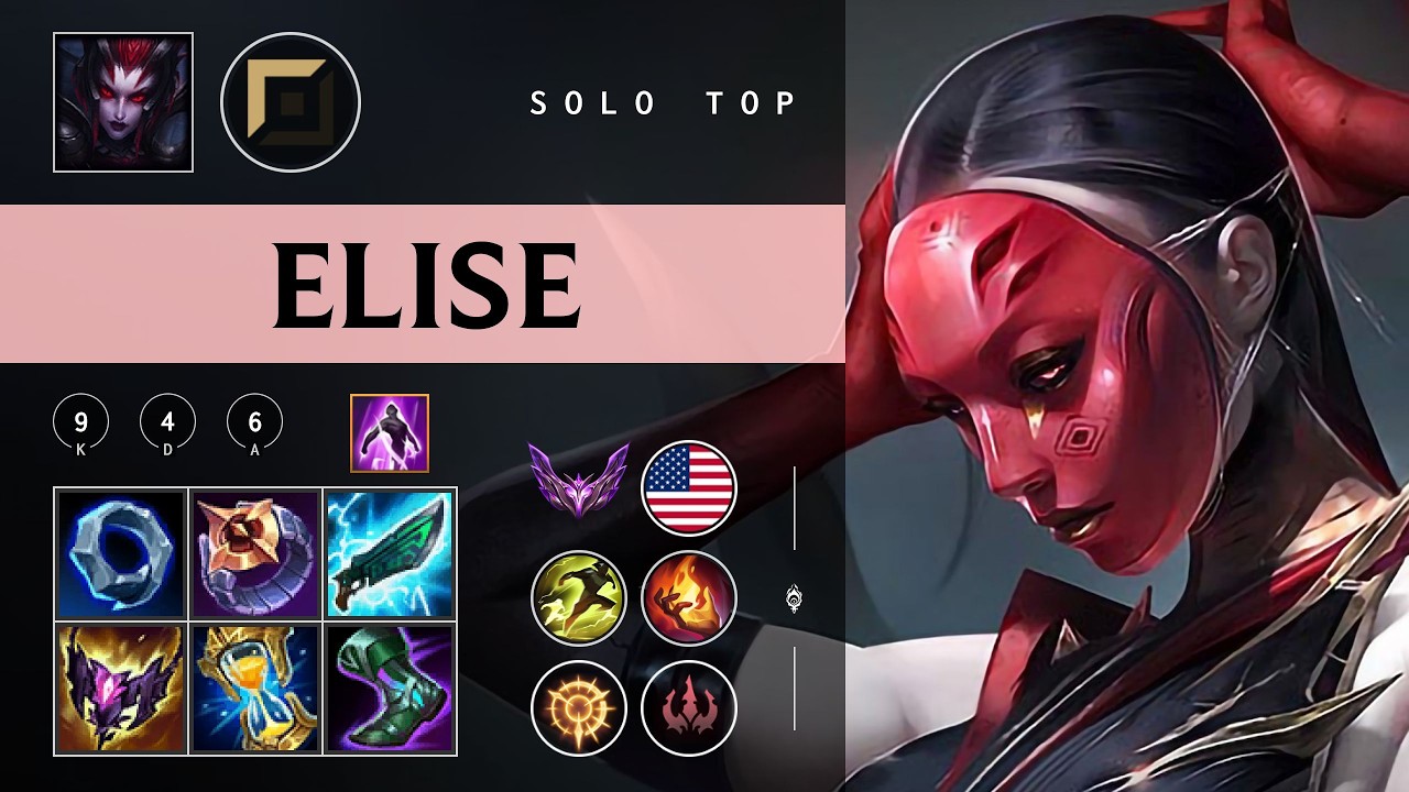 Elise Top vs Urgot - NA Master Patch 26.03