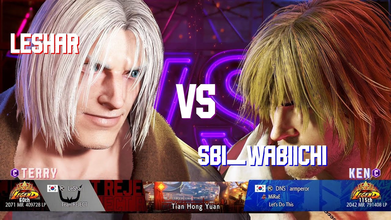 SF6 leshar (Terry Classic) Vs SBI_Wabiichi (Ryu Classic)