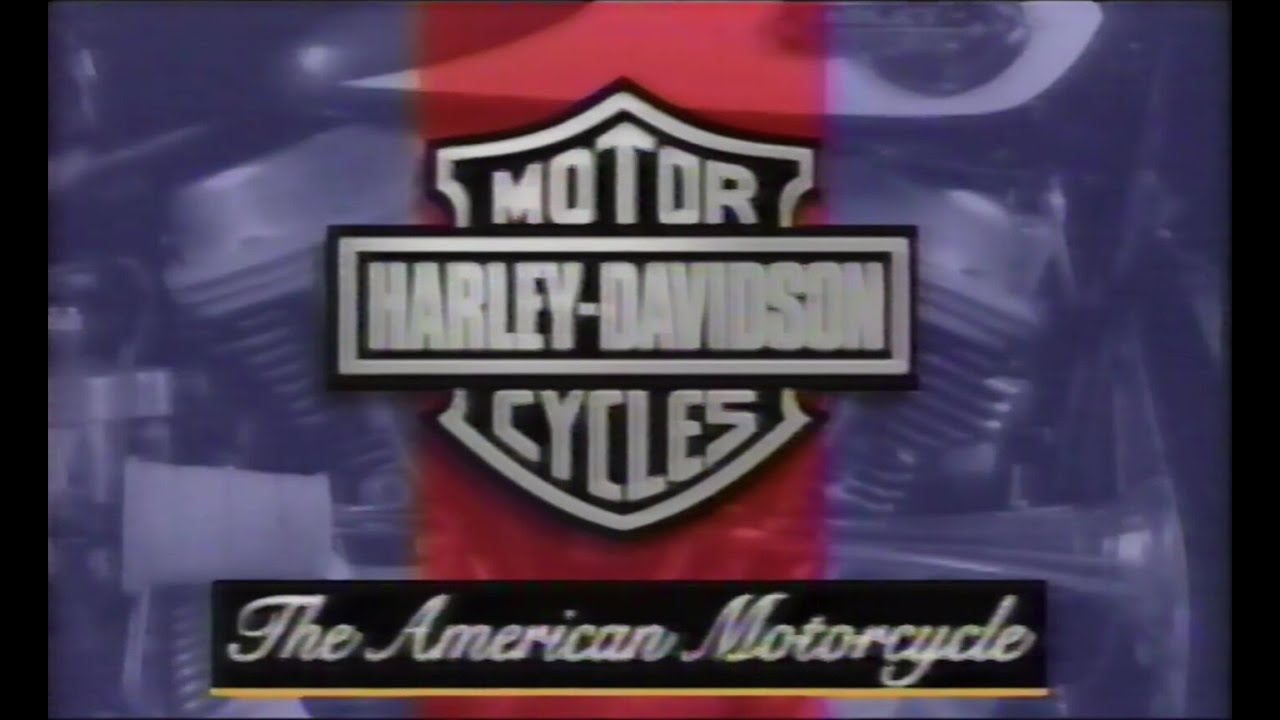 Harley Davidson The American Motorcycle VHS TBS TV Special with Commercials