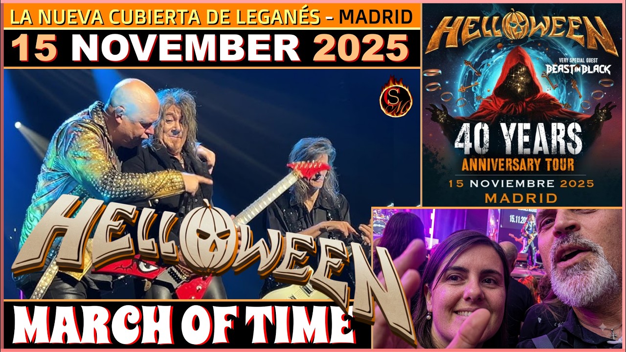 HELLOWEEN - March Of Time - La nueva cubierta de Legan&eacute;s (Madrid) - 15/11/2025 - CSM Live HD1920P
