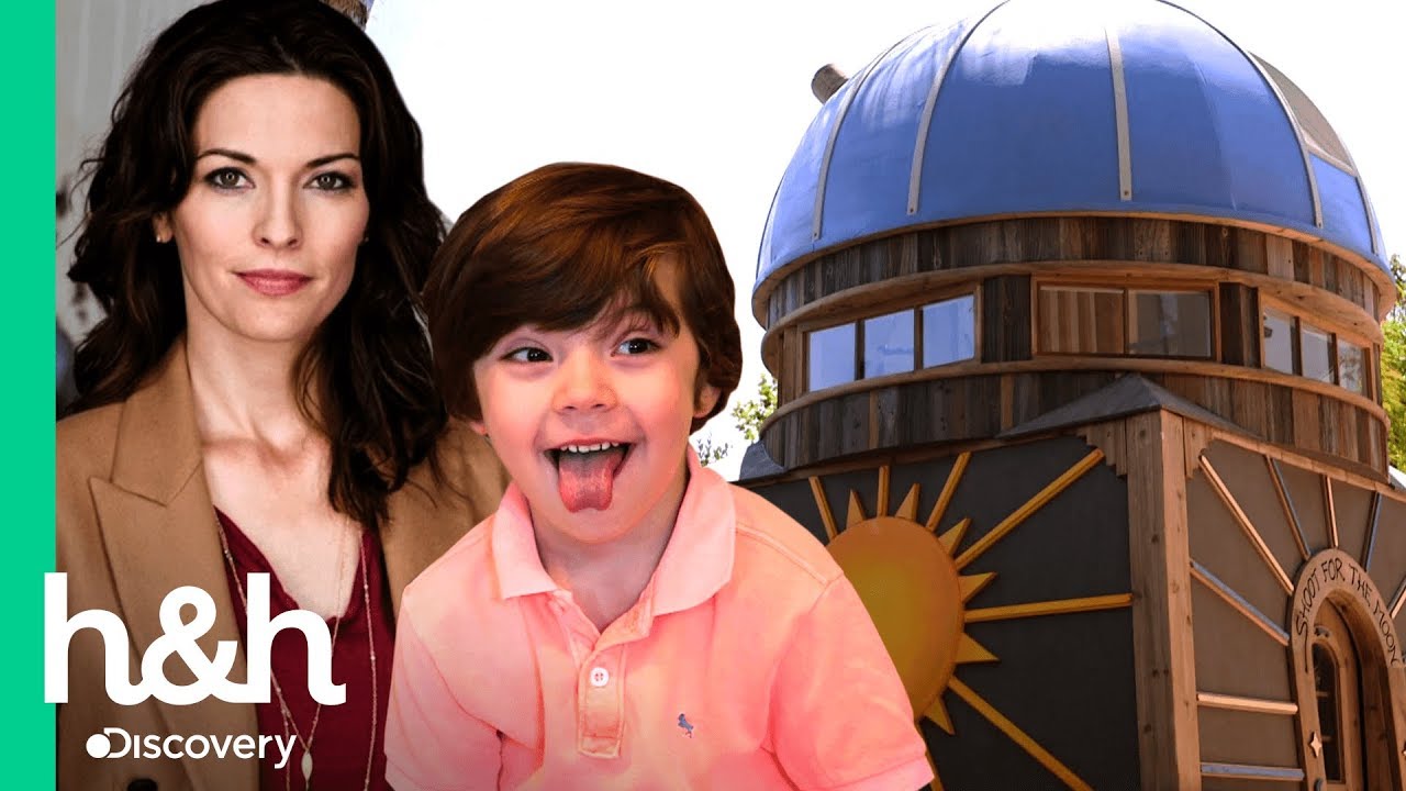 Alana de la Garza quiere un observatorio casita para sus hijos | Casitas para jugar | Discovery H&H
