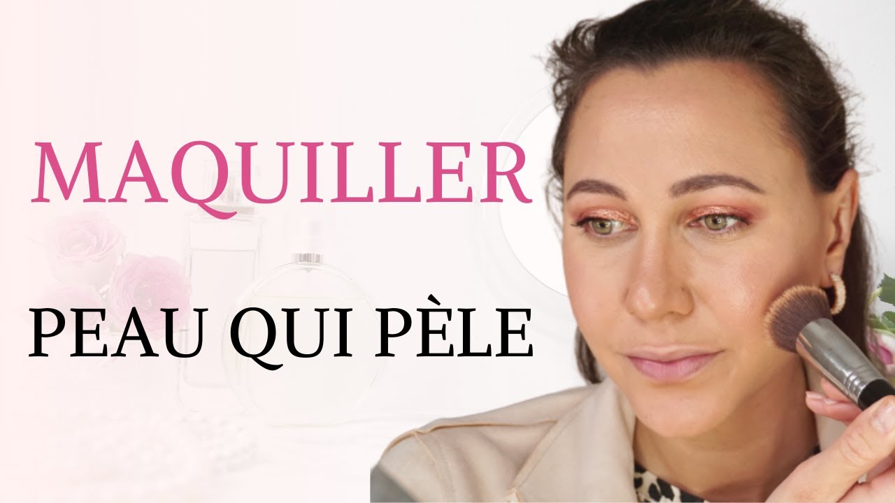 Peau qui pèle : comment appliquer son fond de teint