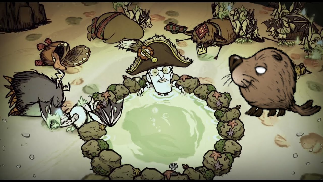 Maxwell se chiluje bombe w DŻAKUZI z BOBEREM - Beta Update Don't Starve