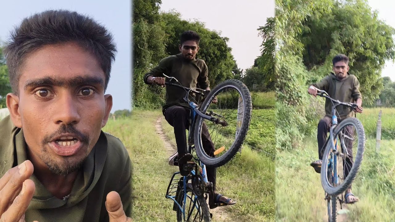 Cycle Se Stunt Karte Karte Gir Gaya ? बुरी तरीके से लग गई kabhi bhi Aisa stunt nahin karunga 😀