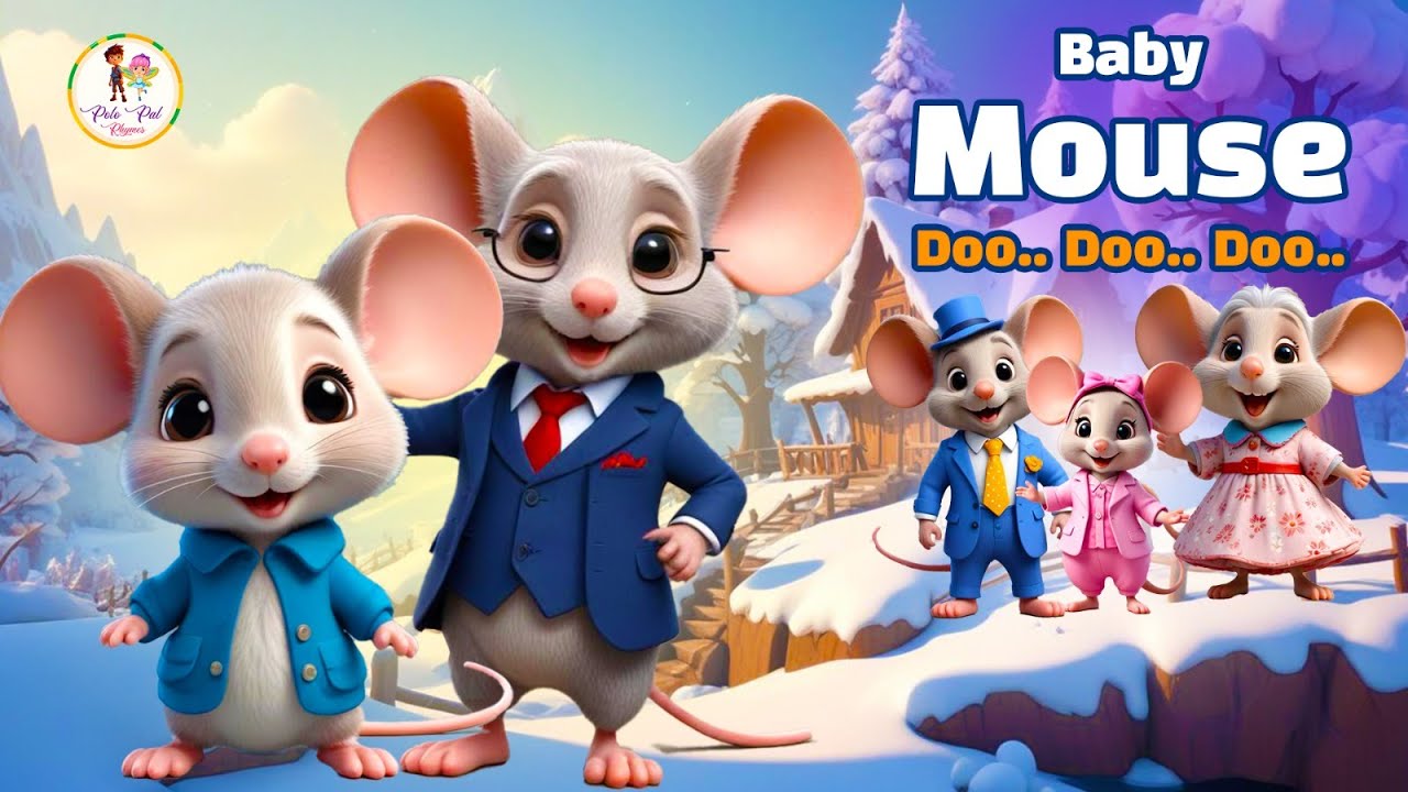 Baby Mouse Doo Doo Doo Kids Song | Nursery Song | Polo Pal Rhymes #kidssongs #nurseryrhymes