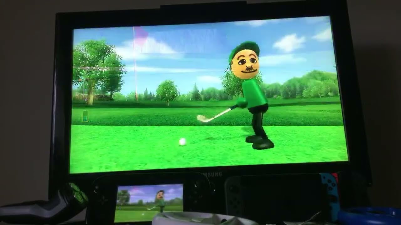 Wii Sports Golf: 9-hole 4 Player Match #1