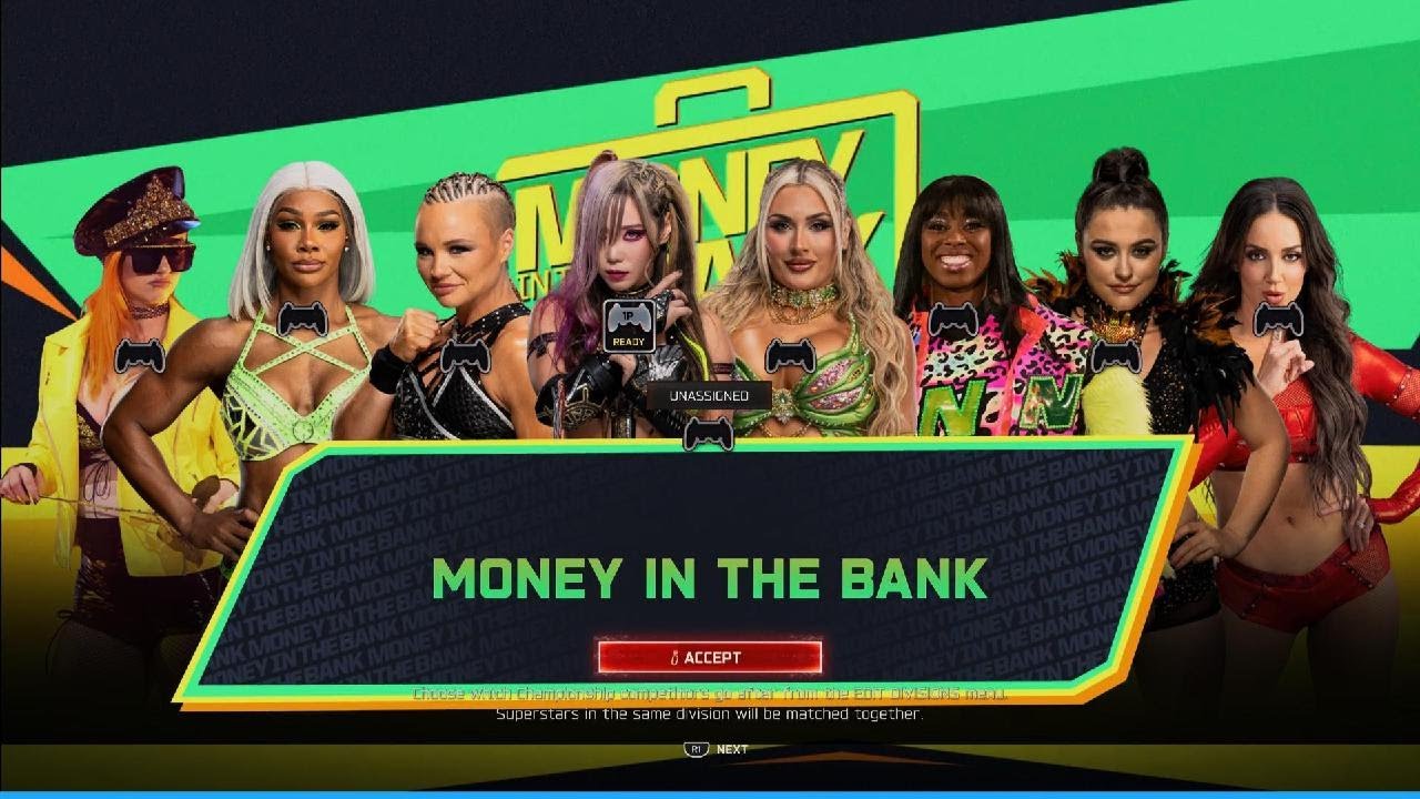 WWE 2K25 Women's Money In The Bank - Money In The Bank