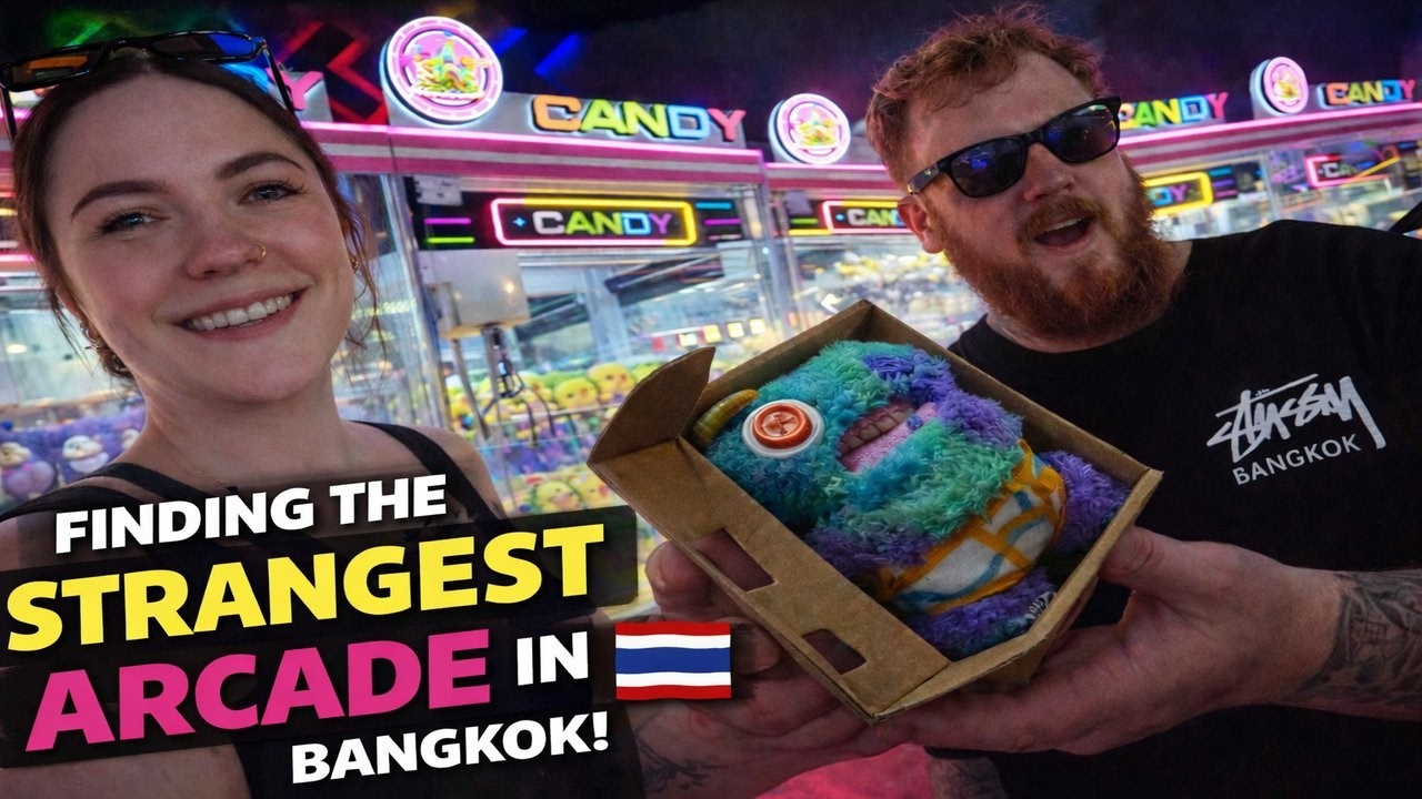 Finding the strangest arcade in bangkok!