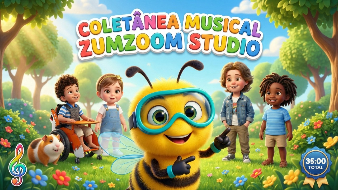 🎵 35 Minutos de Músicas Infantis Inclusivas | Coletânea ZumZoom Studio