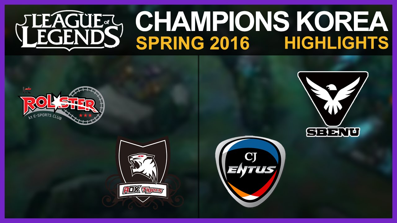 [Highlights] KT vs ROX & SBENU vs CJ / W2D2 / LCK Spring 2016