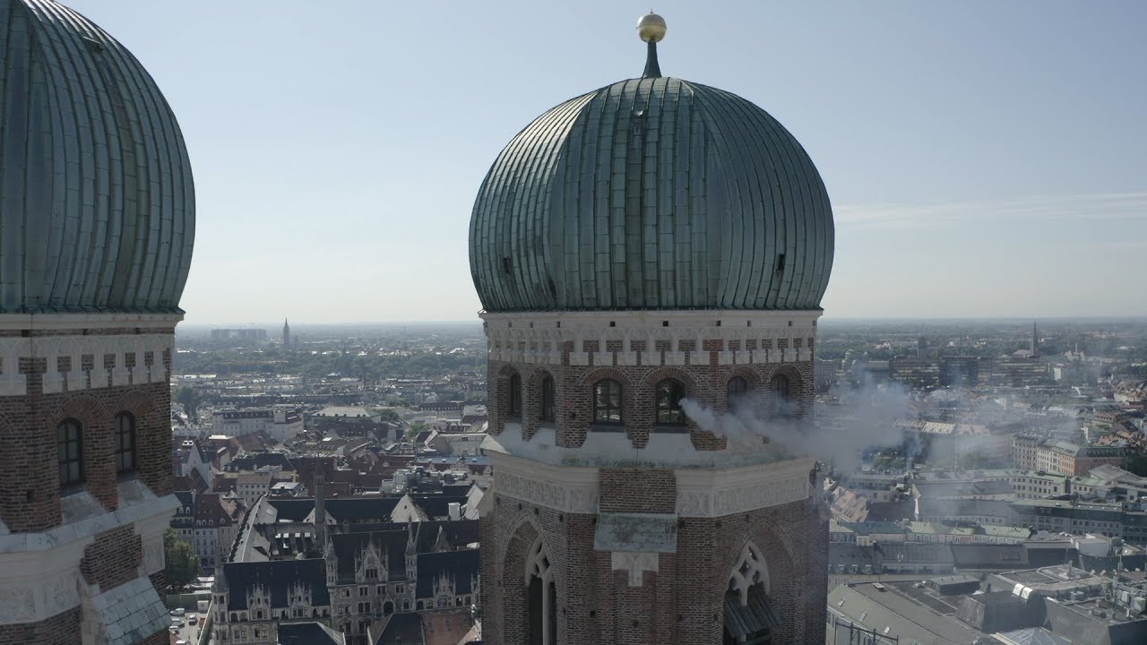 Brandschutzübung am Münchner Dom