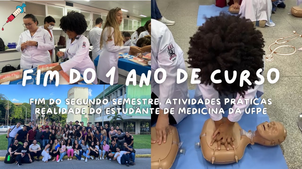 Medvlog #7 Finalizando do 2º semestre de medicina na UFPE - Aulas práticas #enem #medicina #vlog
