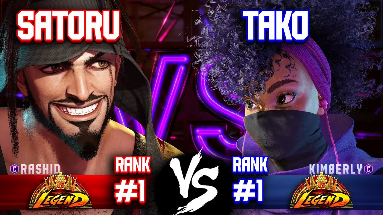 SF6 ▰ SATORU (#1 Rank Rashid) vs TAKO (#1 Rank Kimberly) ▰ High Level Gameplay