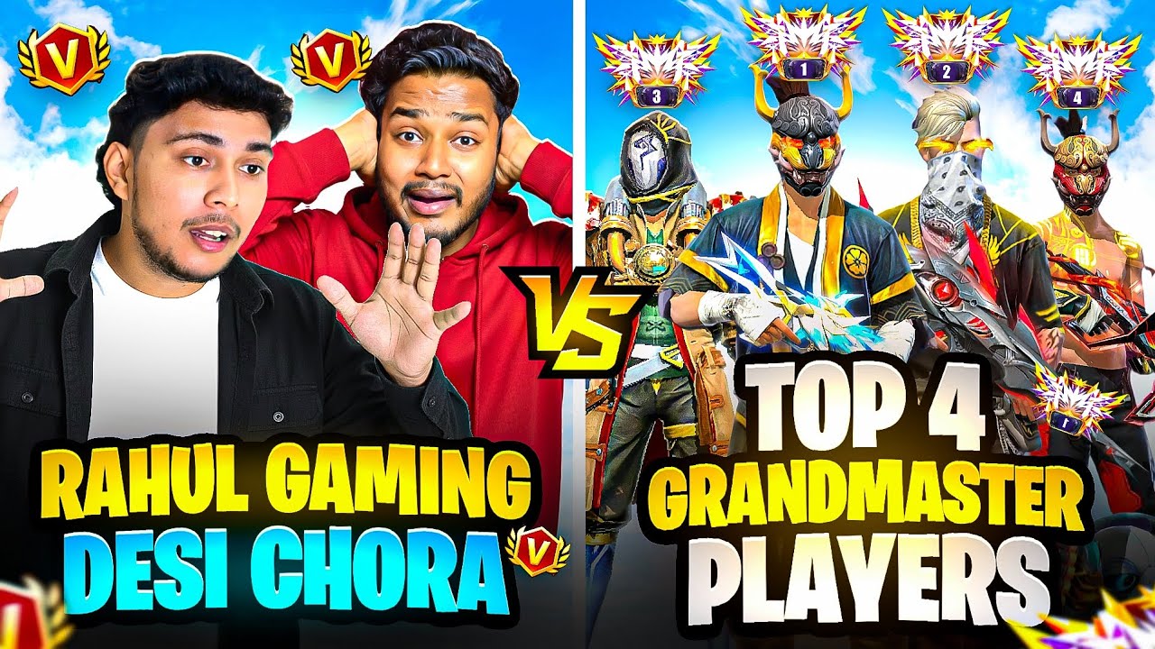 Desi Chora & Rahul Gaming : 2 VS 4 Regional Grandmaster Player&rsquo;s 🔥 Do or Die Fight || Who will Win