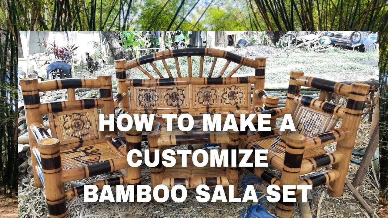 How to make a Bamboo sala set