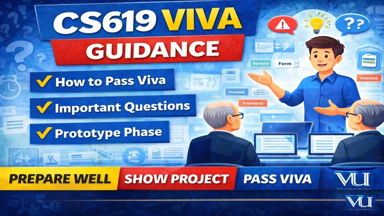CS619 Viva Guidance | How to Pass CS619 Viva | Questions, Tips & Prototype Phase Explanation