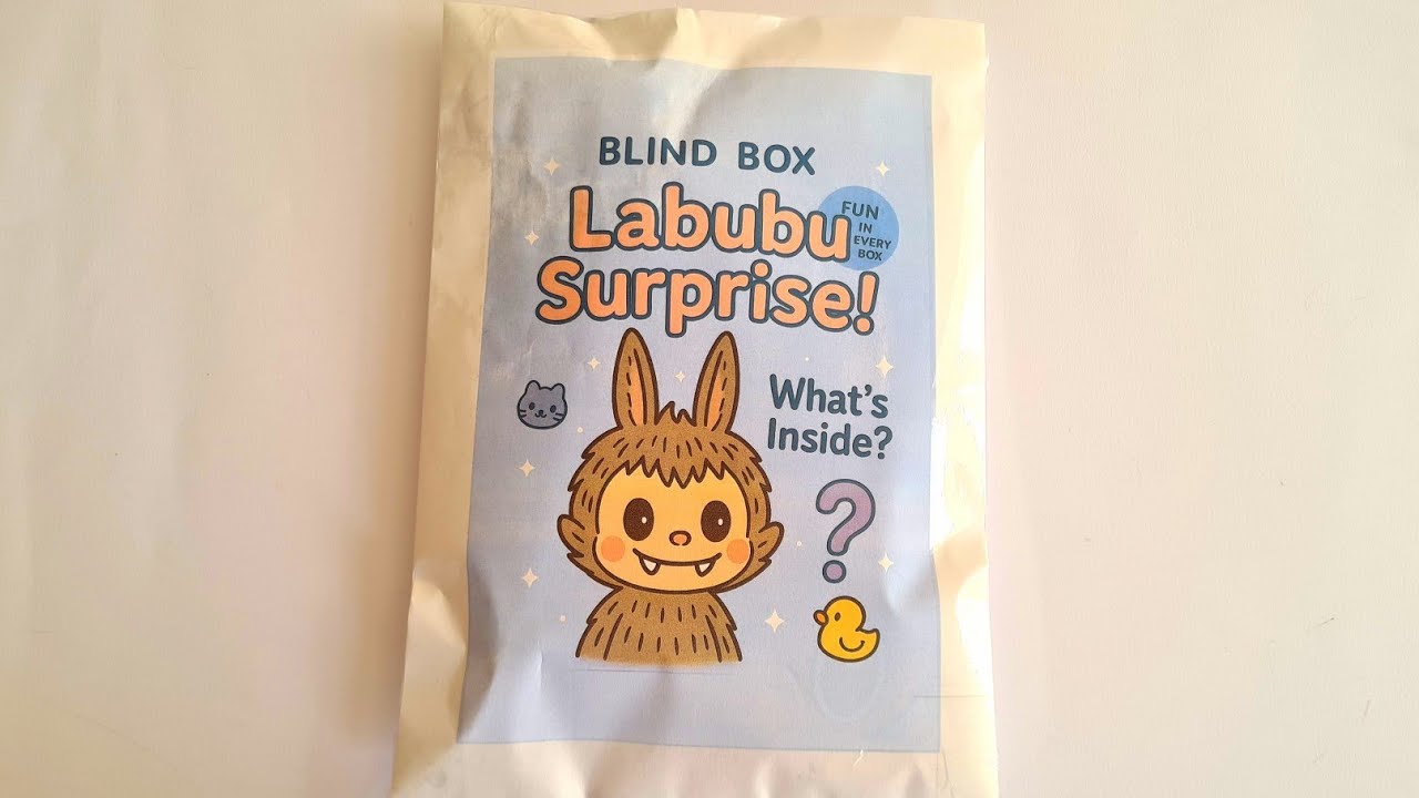 Labubu Blind Bag Unboxing 🎁 | ASMR + Paper DIY + Surprise Reveal!