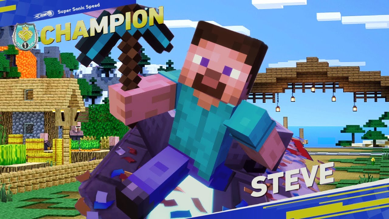 Sonic Racing CrossWorlds: Minecraft DLC!