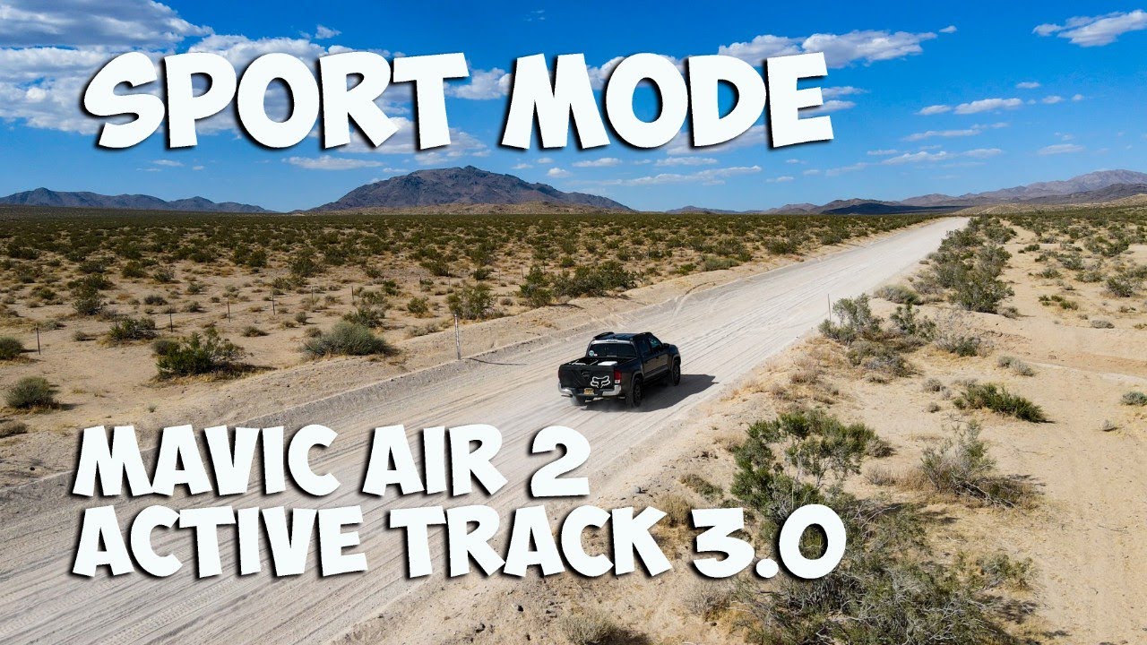 DJI Mavic Air 2 — Active Track 3.0 — Отслеживание ТС в спортивном режиме — 4K