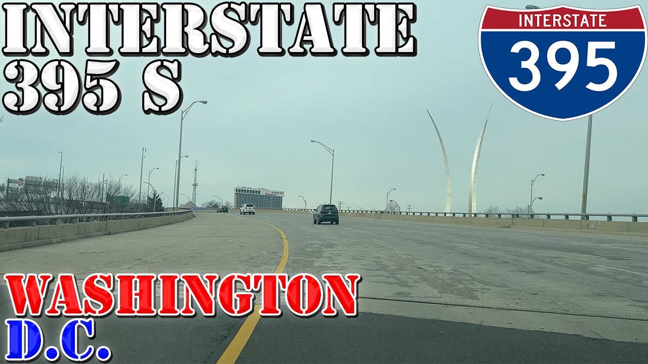 I-395 South - Washington - DC - 4K Highway Drive - 2026