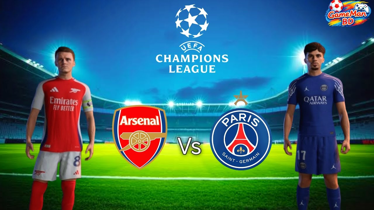 Arsenal vs PSG / Full match | UEFA Champions Leagueinal / Game Play