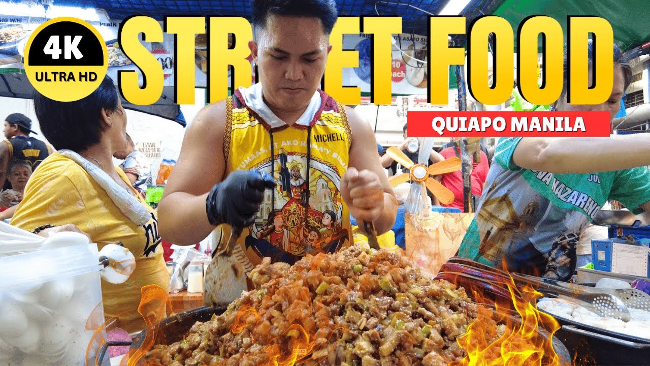 [4K] Quiapo Street Food 2026 – SISIG & Chaofan w/ Hungarian Sausage and MORE!