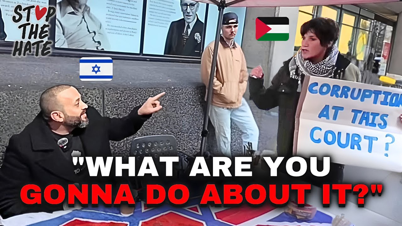 Pro-Palestinian Liberal Challenges Israeli &mdash; His Response Made Her LOSE IT!