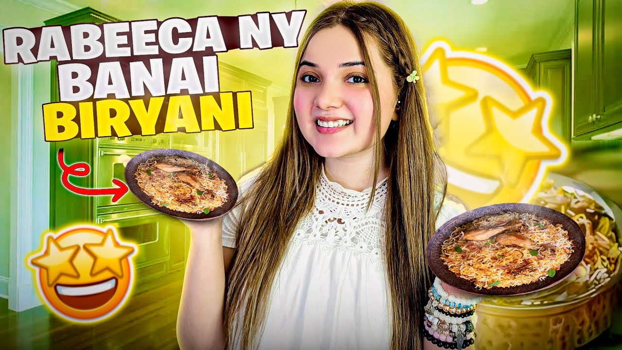 Rabeeca ny banai Mazaidaar biryani…🥹❤️ | Rabeeca khan |