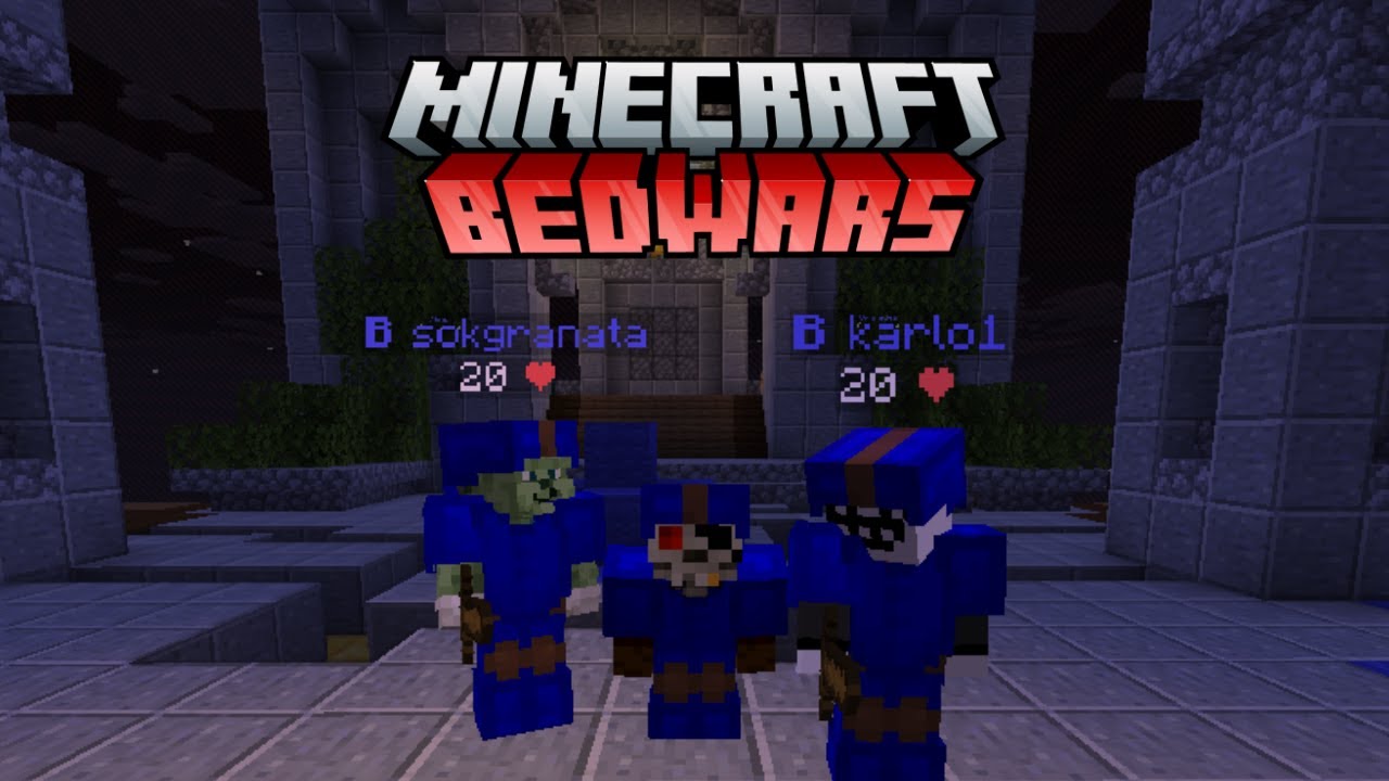 Tri idiota igraju Minecraft Bedwars