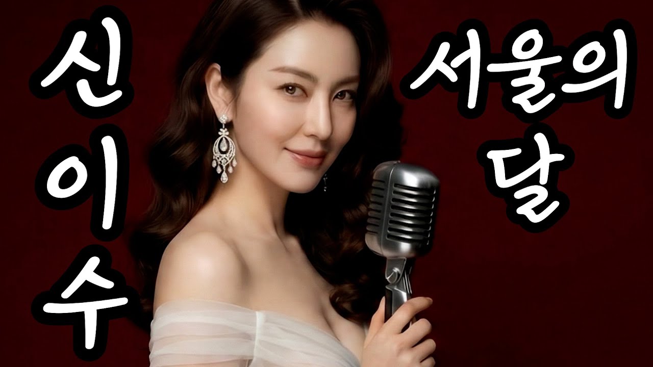 [정통 트로트] 신이수 - 서울의 달 | 내 텅 빈 술잔 가득 채우며