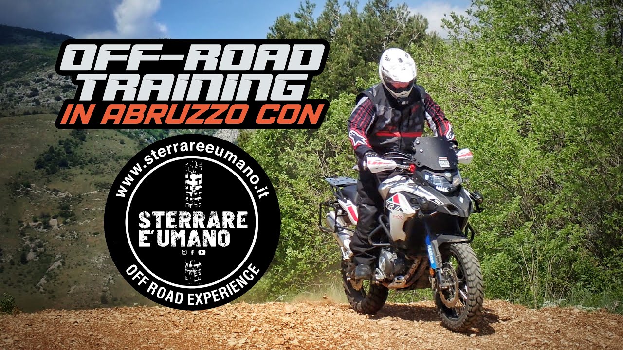 Off Road Training in Abruzzo con Sterrare è Umano - Episodio 1 - TRK 502X - RideWithFrank - 45