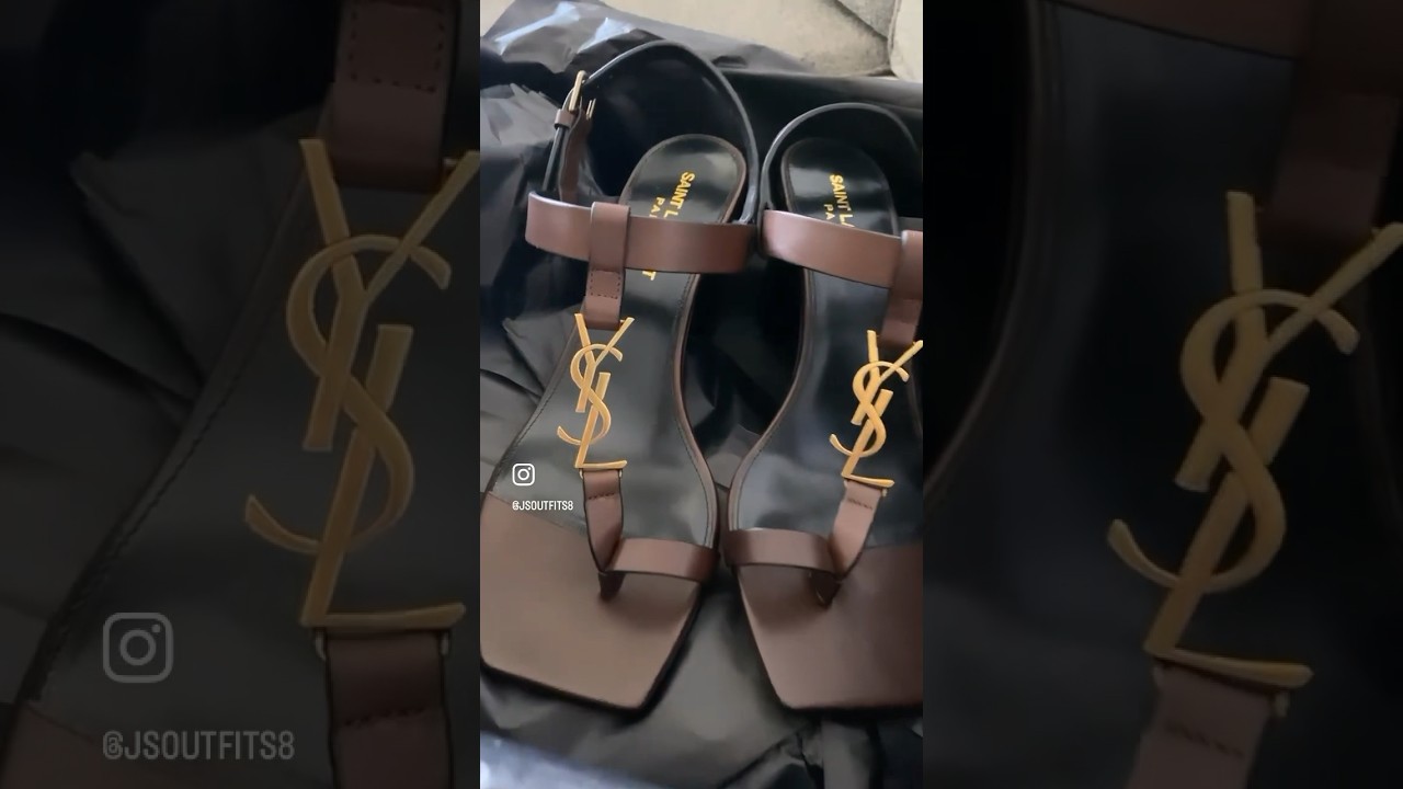 The comfiest #YSL sandals I own. #shoes #shoeaddict #girlythings #youtubeshorts #youtube #fashion