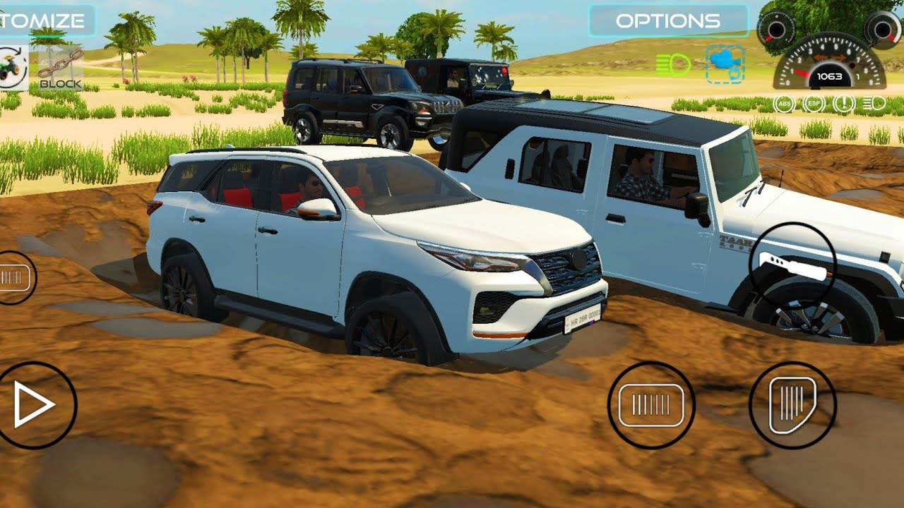 That rox and sidhu moosewala thar and fortuner and Scorpio car with offroad || #thar #car #offroad 