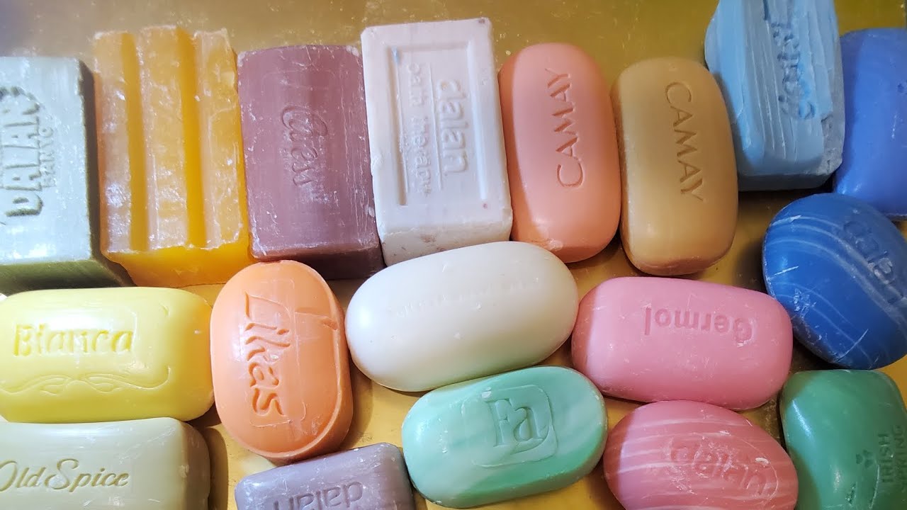 ASMR SOAP CUTTING on the table 