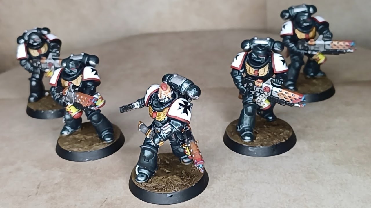Warhammer 40k Combat Patrol Heft 3 Teil 3 Anfänger mal Tutorial Black Templar