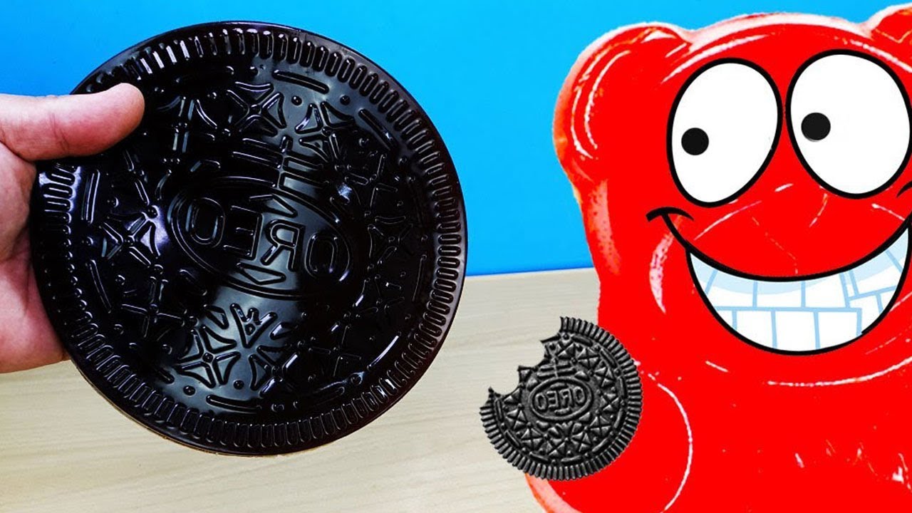 OREO GIGANTE PARA VALERA EL OSO GELATINOSO | COMO HACER GELATINA OREO GIGANTE PARA VALERA