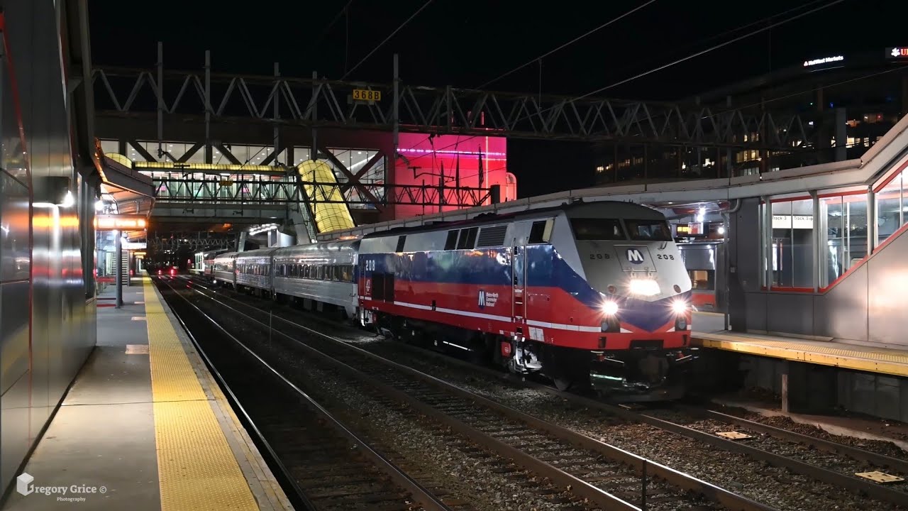Metro-North Overnight Holiday Train on the New Haven Line