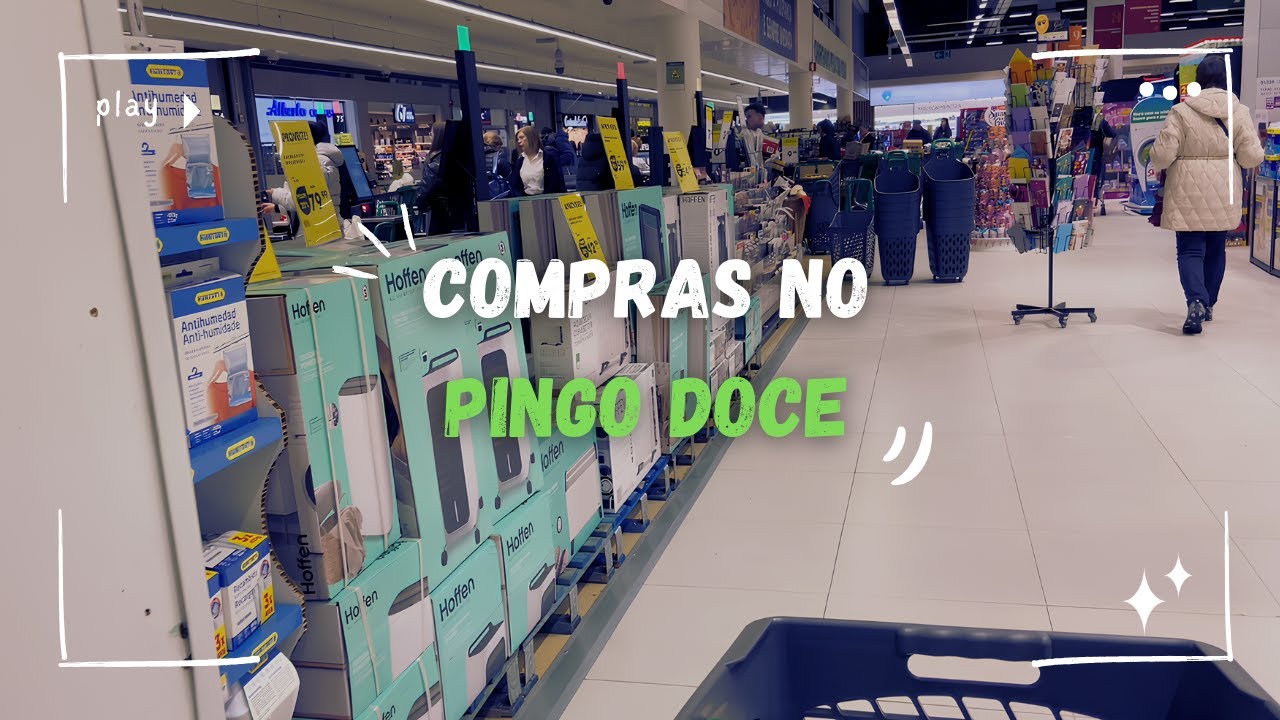 PINGO DOCE 🇵🇹 | Gastando o cupom de 20€ - Comprei minha panela de fondue