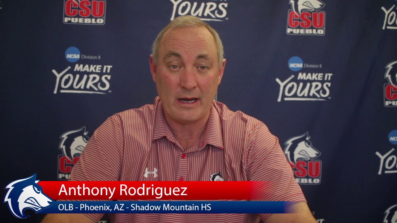 CSU Pueblo Football 2017 Recruits: Anthony Rodriguez