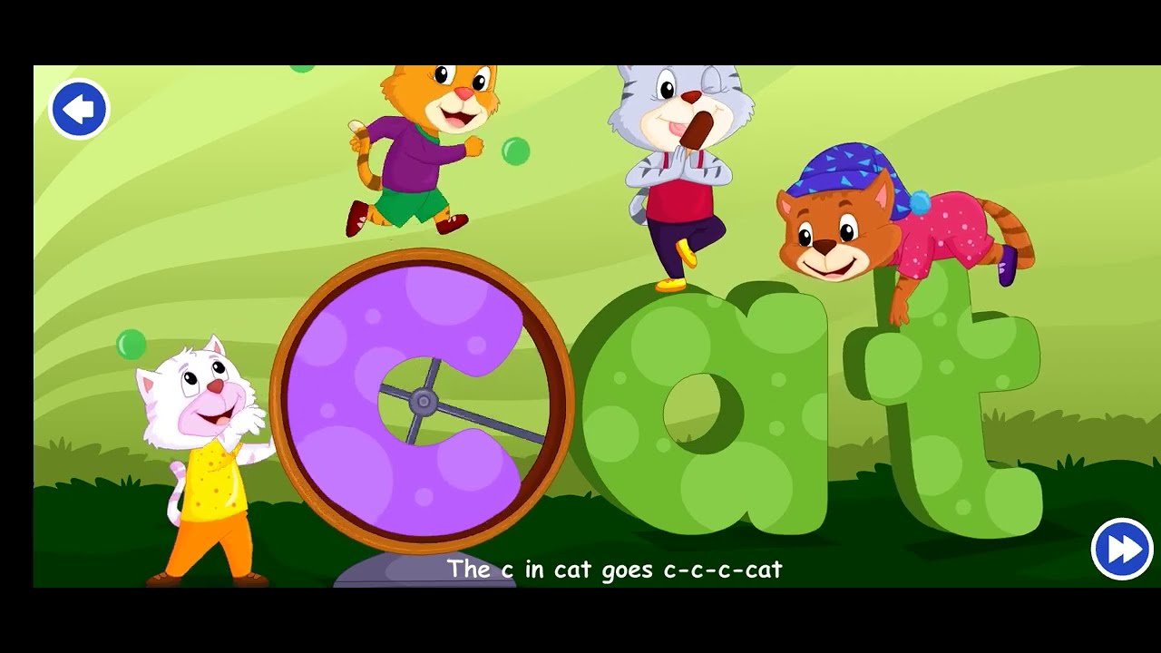ABC Phonics Sounds Alphabet Letter C.