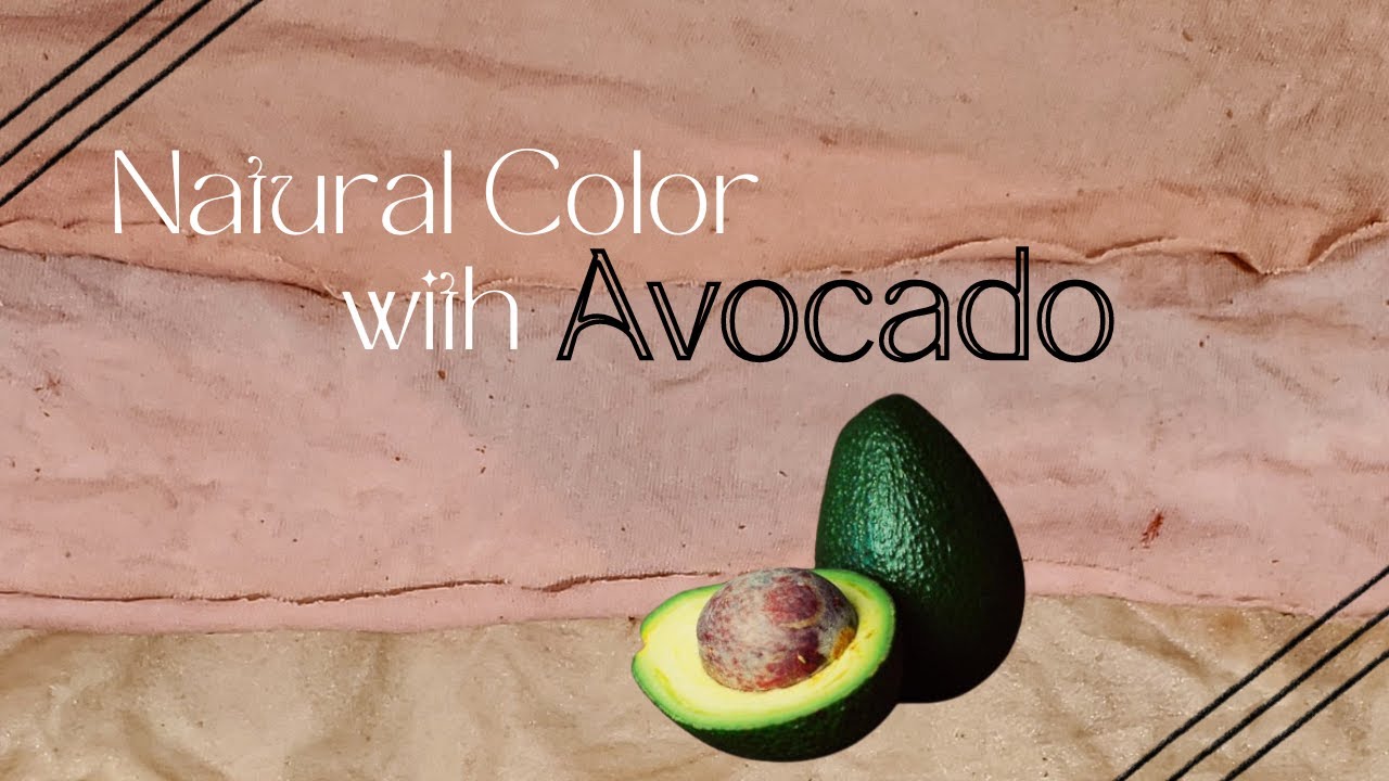 Making Pink Dye With Avocado Scraps