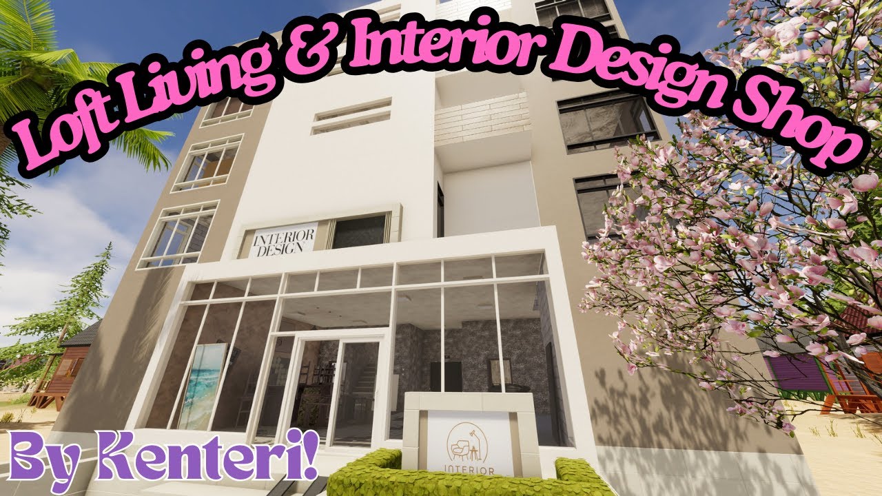 House Flipper 2 - Loft Living & Design Store Mod Build by Kenteri - [No music, ASMR, Longplay]