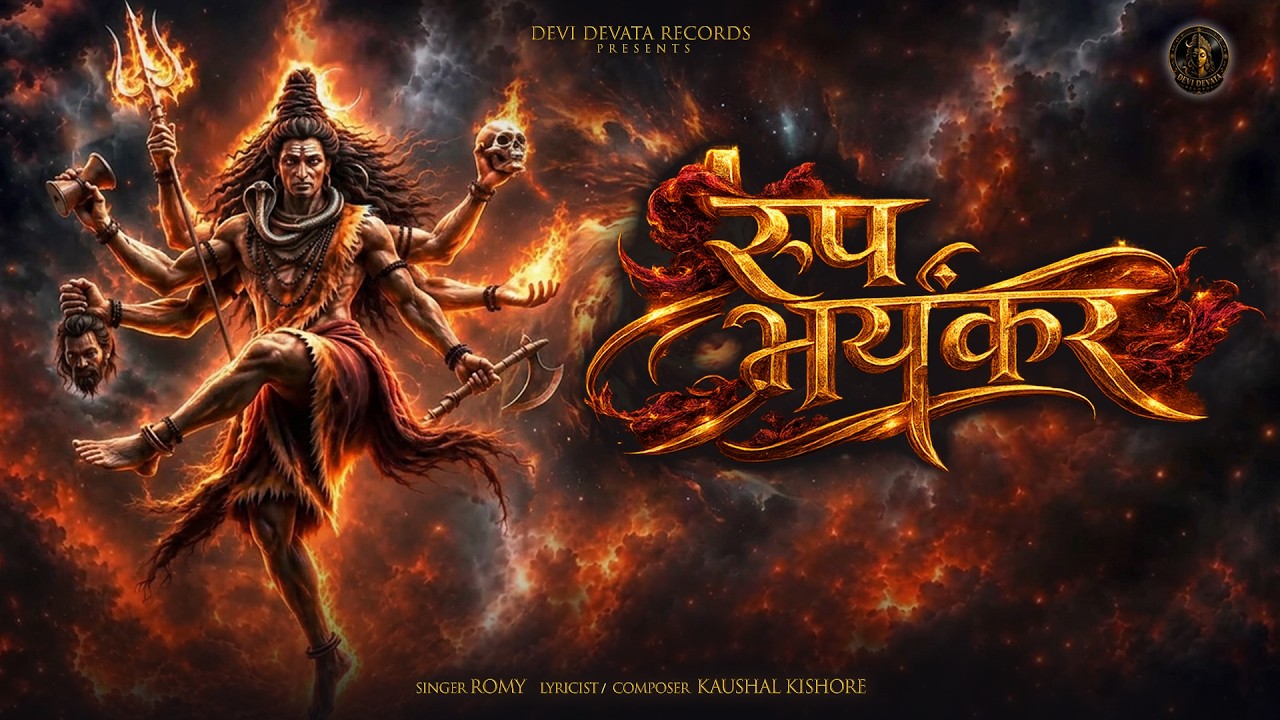 #shiv #video Roop Bhayankar (Lyrical Video) Romy | Kaushal Kishore | Shiv Sawan Bhajan | रूप भयंकर