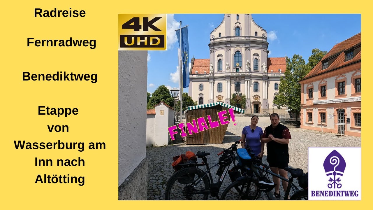 Fernradweg Benedikt Etappe3 Finale von Wasserburg nach Altötting #ebike #bikepacking #radreise