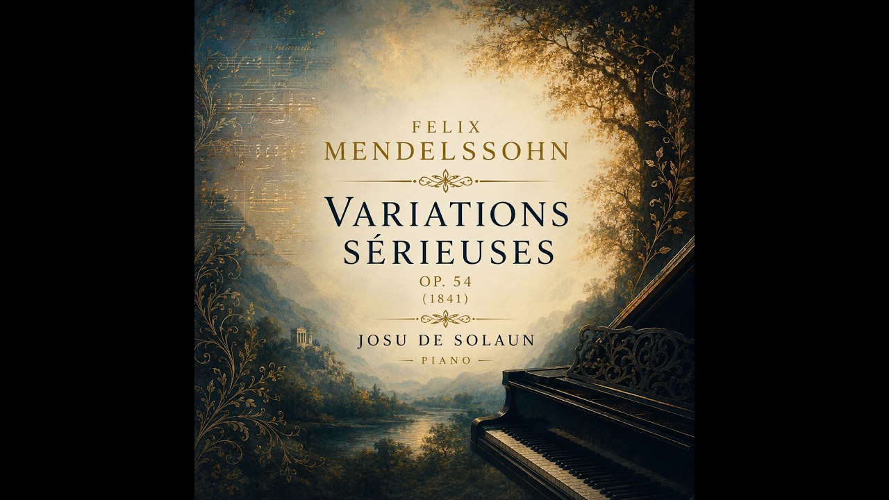 Felix Mendelssohn - Variations s&eacute;rieuses, Op. 54 (1841)