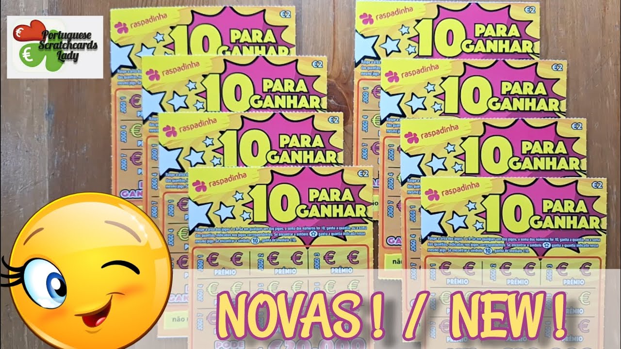 🤩 NOVAS Raspadinhas ✨10 PARA GANHAR!✨..FANTÁSTICAS!✨🏆🎉/🤩 NEW Scratchcards ✨10 TO WIN!✨..AMAZING!✨🏆🎉