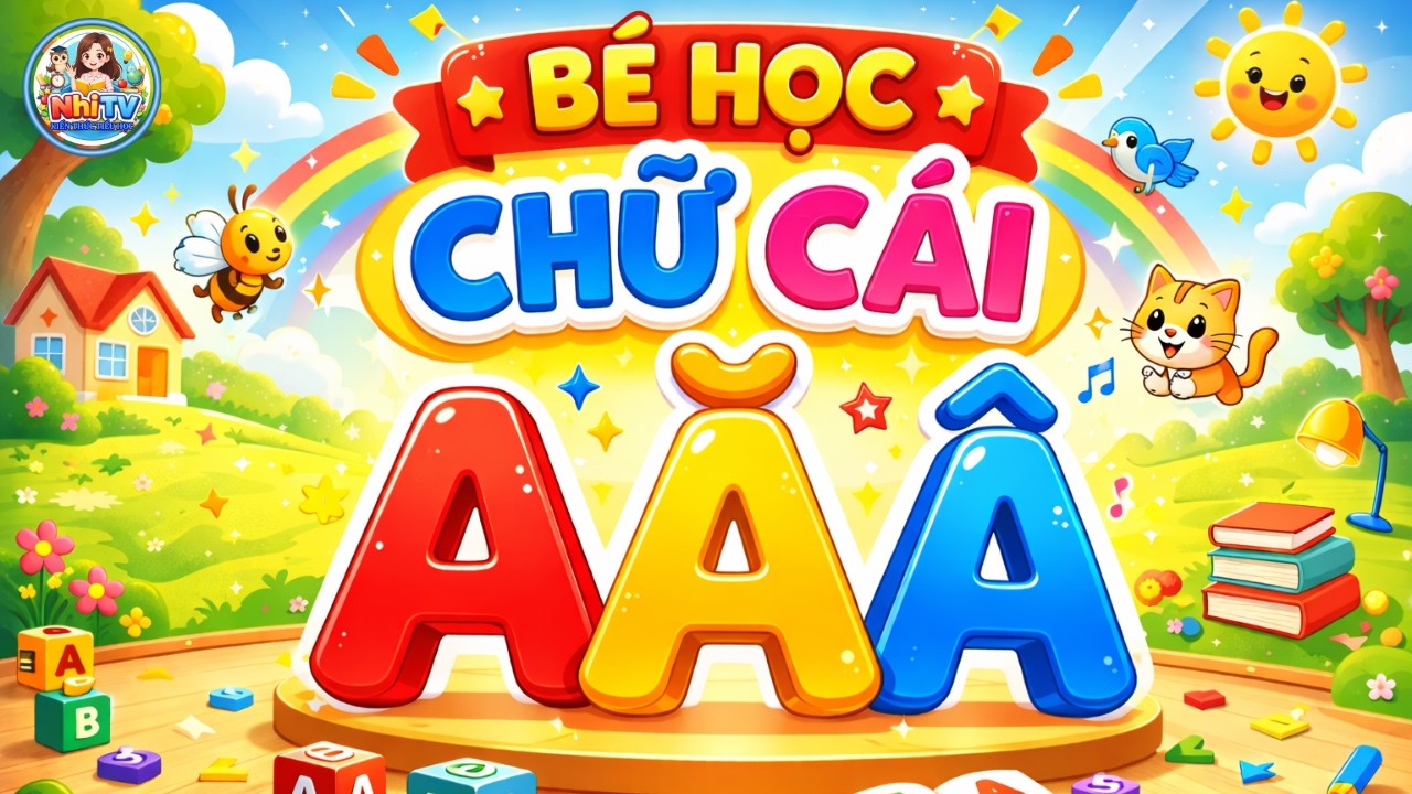 Bé Nhận Biết Chữ Cái Tiếng Việt | Học Tiếng Việt Cùng Nhi TV - Kiến Thức Tiểu Học