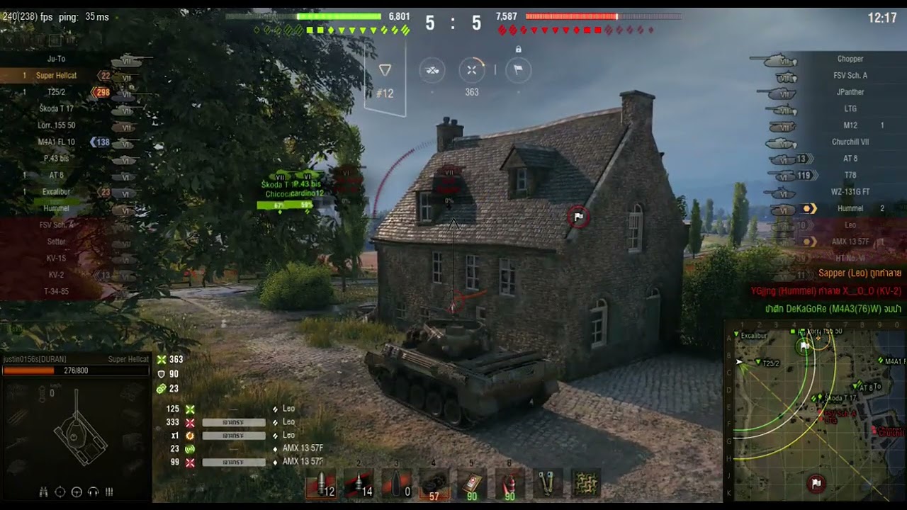 WOT Replay : Super Hellcat เกือบจะรอดก็ไม่รอด